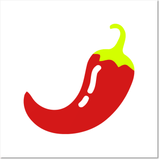 Red Chilli Emoticon Posters and Art